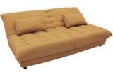 Furny Cosy Supersoft Sofa Bed With Sunrise Fabric In Camel