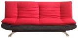 Furny Edo Dual Tone Sofa Bed Fabric In Red Colour