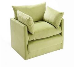 Furny Fold Out Single Bed in light Green Colour