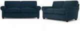 Furny Jade Sofa Set Fabric 3 + 2 Blue Sofa Set