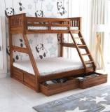 Ganpati Arts Queen Size Rio Bunk Bed For Bedroom/Kids Room/1 Year Warranty Solid Wood Queen Drawer Bed