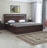 Ganpati Arts Solid Sheesham Wood Jaipur King Size Bed With Box Storage Wooden Bed For Bedroom Solid Wood King Box Bed