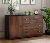 Gca1woodzone Sheesham Wood Sideboard For Kitchen Chest Of Drawer Wooden Sideboard Cabinet Solid Wood Free Standing Chest Of Drawers