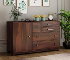 Gca1woodzone Sheesham Wood Sideboard for Kitchen Chest of Drawer Wooden Sideboard Cabinet Solid Wood Free Standing Chest of Drawers