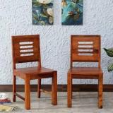 Gf House Wooden Dining Chair Set Of 2 | Study Chair Dining Chair & Office Chair Solid Wood Dining Chair