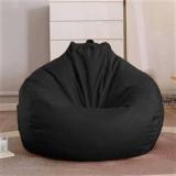 Giglick 4XL Faux Leather Bean Bag Filled With Beans | Ready To Use Teardrop Bean Bag With Bean Filling