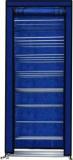 Glowsilk 9 Layer Metal Blue Shoe Rack Carbon Steel Collapsible Wardrobe