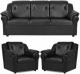 Gnanitha Leatherette 3 + 1 + 1 Sofa Set