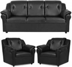 Gnanitha Leatherette 3 + 1 + 1 Sofa Set