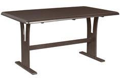 Godrej Interio Atlanta Six Seater Dining Table In Dark Brown Colour