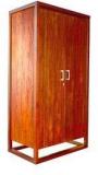 Godrej Interio Avana Two Door Solid Wood Wardrobe In Medium Brown Colour