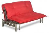 Godrej Interio Brussels Sofa Cum Bed In Red Finish