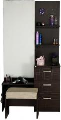 Godrej Interio Chocolat Premium Dressing Table in Cinnamon Colour with Stool