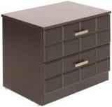 Godrej Interio Chocolate Bedside Table In Cola Rain Finish