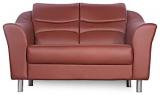 Godrej Interio Diva Two Seater Sofa In Brown Finish