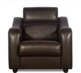 Godrej Interio Elite Sofa Leather 1 Seater Sofa