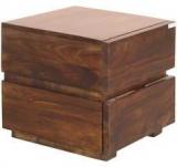 Godrej Interio Grande Bedside Table In Dark Brown Colour