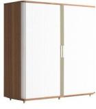 Godrej Interio Hyacinth Wardrobe In Cincinnati Walnut Finish