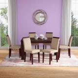 Godrej Interio Jack Solid Wood 6 Seater Dining Set