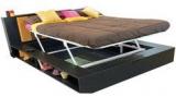 Godrej Interio Karbon Queen Bed With Mechanism In Cola Rain Colour