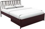 Godrej Interio Liva Jive Metal Queen Drawer Bed