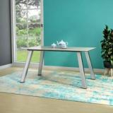 Godrej Interio Marbela Glass 6 Seater Dining Table