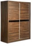 Godrej Interio Marshal Sliding Door Wardrobe In Dark Walnut Finish