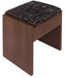 Godrej Interio Melissa Dressing Stool In Dark Oak Finish