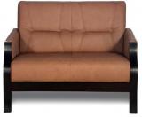 Godrej Interio Milos Two Seater Sofa In Cappucino Finish