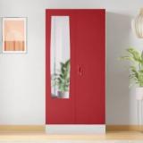 Godrej Interio Slimline 2 Door With Locker And Drawer And Mirror Metal Almirah