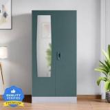 Godrej Interio Slimline 2 Door with Locker with Mirror Metal Almirah