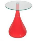 Godrej Interio Vegas Corner Table In Red Finish