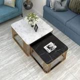 Golden Art Handicrafts Revolutionize Your Living Space: 2 In 1 Coffee Table Engineered Wood Coffee Table