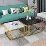 Golden Art Handicrafts Revolutionize Your Living Space: 2 In 1 Coffee Table, Nesting Table Engineered Wood Coffee Table