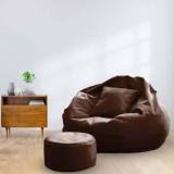 Gorevizon Opposed XXL Bean Bag Chair With Bean Filling