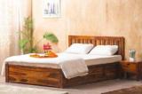 Goyalinterior Sheesham Wood Box Bed/Cot For Bedroom/Home/Hotel/Livingroom Solid Wood King Box Bed