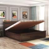 Goyalinterior Sheesham Wood Kuber Bed With Storage For Bedroom/Home/Hotel Solid Wood King Hydraulic Bed