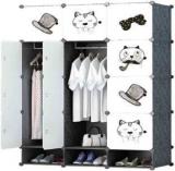 Gtc Multi Use Clothes Rack PVC Collapsible Wardrobe