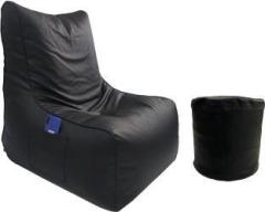 Gtk XXXL Bean Bags with Beans Filled Sofa Bean Bag with Relaxing Footrest Bean Bag Chair With Bean Filling