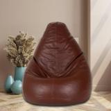 Gunj XXXL Teardrop Filled Bean Bag With 2.kg Beans Teardrop Bean Bag With Bean Filling