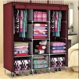 Gurukripa 88130 Micro Fiber Collapsible Wardrobe