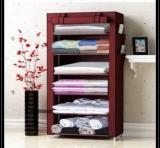 Gymfy Polyester Collapsible Wardrobe