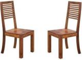 Handicraft Bazar Handicraft Bazar HBDC01 Sheesham Wood Liner Dining Chair Solid Wood Dining Chair