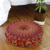 HANDICRAFT PALACE Fabric Standard Ottoman