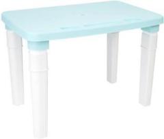 Happy Bear Study Table for Kids | Rectangle Table with Small Box Space for Stationery Plastic Study Table