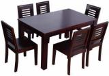 Hariom Handicraft Solid Wood 6 Seater Dining Table