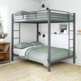 Heaven Shield | Avengers Twin Bed for Junior/ Adults with Guard Rail, Space Saving, Noise Free Metal Bunk Bed