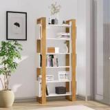 Hexa Red Wooden Book Shelf For Home, Living Room, Office, Multipurpose Rack, Engineered Wood Open Book Shelf