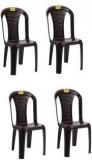 Highway Moulded Durable Chair Pack Of 4, Plastic Outdoor Chair