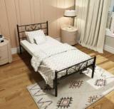 Homdec Carina Metal Single Bed